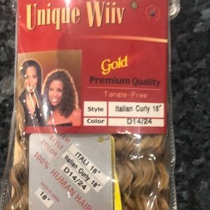 Unique Wiiv iltian curly 18 inches colour D14/24